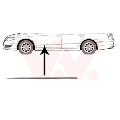 Abbildung von VAN WEZEL 5839403 Zierleisten VOLKSWAGEN: Passat B6 Variant, Limousine kfzteile, kfzteile24, bandel online, bandel, atp autoteile, mister