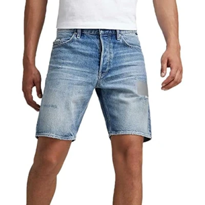 Abbildung von G STAR RAW Herren Triple A Denim Shorts, Blau (sun faded air force blue destroyed D20776 C967 C948), 31