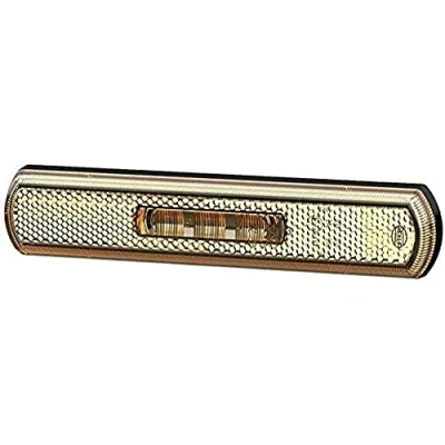 Abbildung von HELLA 2PS 013 300 241 Seitenmarkierungsleuchte Begrenzungsleuchte Anhänger Wohnwagen Shapeline Tech LED 24/12V Anbau/geschraubt ADR/GGVS Kabel: 500mm Stecker: offene Kabelenden