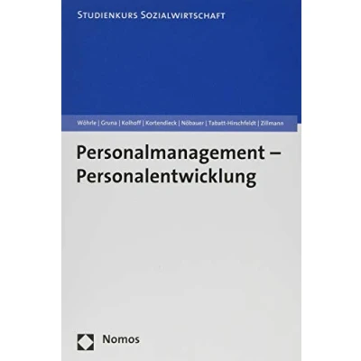 Abbildung von Personalmanagement Personalentwicklung (Studienkurs Management in der Sozialwirtschaft)