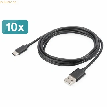 Abbildung von Assmann DIGITUS USB Type C Anschlusskabelkabel, A St/St, 1.8