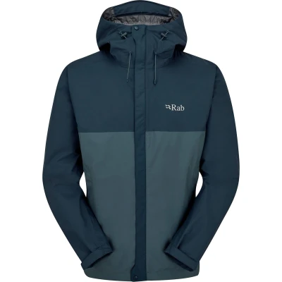 Abbildung von Rab Downpour Eco Jacke Herren schwarz