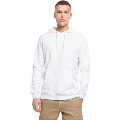 Abbildung von Build Your Brand Herren Heavy Hoody Jacke, Weiß (White 00220), Small