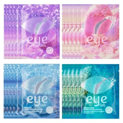 Abbildung von Katyjun 20 Paar Augenpads Gegen Augenringe, Natürlichen Marine Kollagen Eye Pads, Augen Pads
