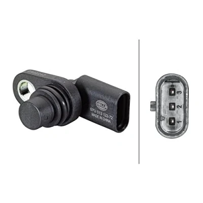 Abbildung von HELLA 6PU 013 122 721 Sensor, Nockenwellenposition Hallsensor MERCEDES BENZ: C Klasse Coupe, T modell, Limousine