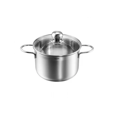 Abbildung von Kopf Fleischtopf Josie 16 cm, Edelstahl, Kleiner Topf, Kochtopf, Ø Höhe 10,5 1,95 Liter, Induktion