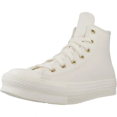 Abbildung von Converse Chuck Taylor ALL STAR LIFT Unisex Sneaker high für Kinder, Größe: 38.5, Egret/light gold Schuhe