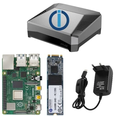 Abbildung von Smarthome Server ioBroker Raspberry Pi 4 4GB Argon ONE M.2 120 GB SSD