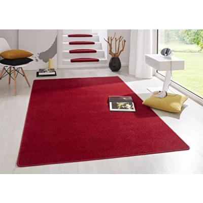 Abbildung von HANSE Home Teppich &quot;Fancy&quot;, rechteckig, Kurzflor, weich, uni, gekettelt, Wohnzimmer, Schlafzimmer, Esszimmer