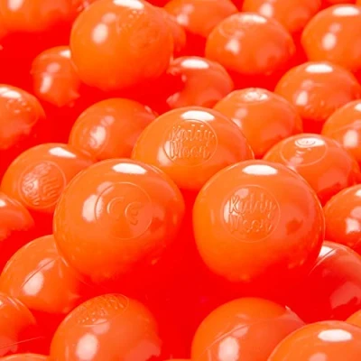 Abbildung von KiddyMoon 100 ∅ 6Cm Kinder Bälle Für Bällebad Spielbälle Baby Plastikbälle Made In EU, Orange