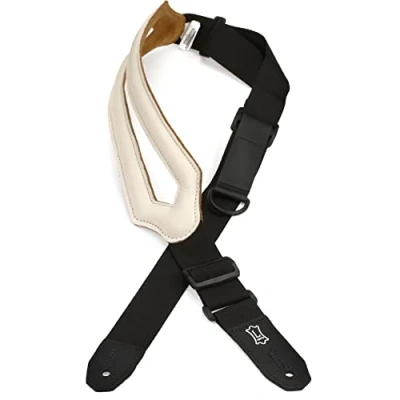 Abbildung von Levy&#039;s MRHSS CRM Gitarrengurt Right Height Garment Leather Ergonomic 3&quot; Cream