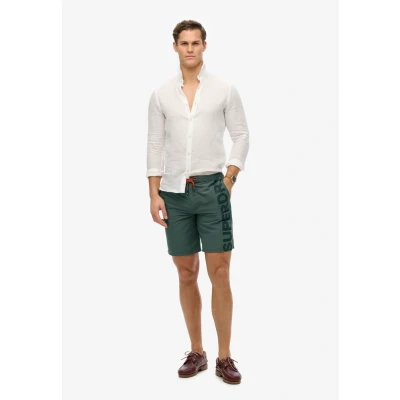 Abbildung von Superdry Board Badeshorts, Herren, Größe: Medium, Charcoal