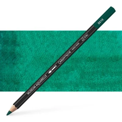 Abbildung von Caran d&#039;Ache Museum Aquarelle Bleistift 3510.710/ NR 710 PHTHALOCYANINE GREEN/PHTHALOCYANINGRU. FSC (1 Stück/ (Pack of 1)