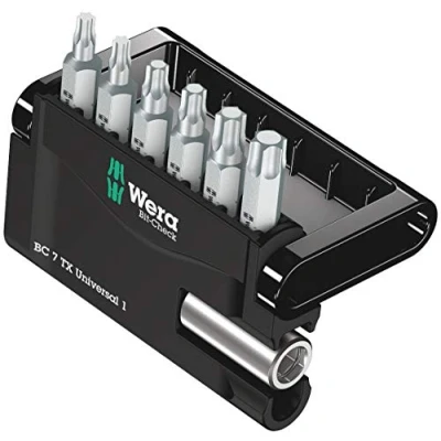 Abbildung von Wera Bit Sortiment, Check 7 TX Universal 1, teilig, 05056294001