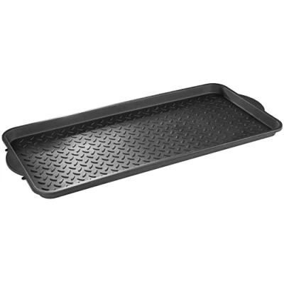 Abbildung von Walser Antirutschmatte Safetray, Mehrzweckwanne, Abtropfmatte Auto Kofferraumwanne, Schuhablage, Schuhabtropfschale, Ölwanne, Auffangwanne, Napfunterlage, Kunststoffwanne, Öl Auffangwanne S 77x35x3cm