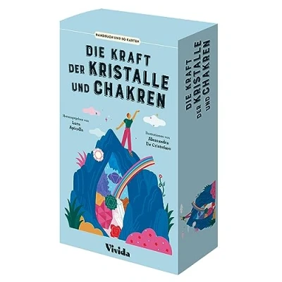 Abbildung von Die Kraft der Kristalle und Chakren: Ein Orakel Set für innere Balance; Handbuch 50 Karten
