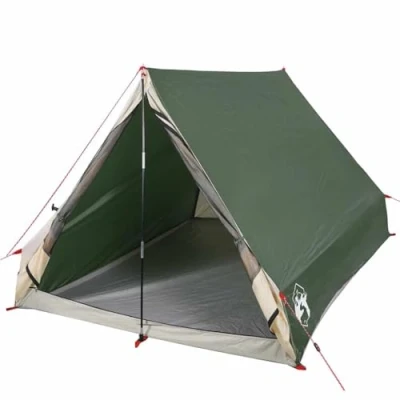 Abbildung von vidaXL Kuppelzelt Camping Keilzelt 2 Personen Grün Wasserdicht, (1 tlg)