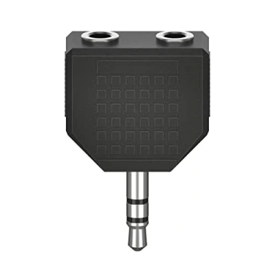 Abbildung von Hama Audio Adapter, 3,5 mm Klinken St. 2 x Kuppl. Adapter Klinke zu