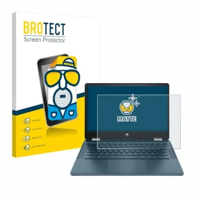 Abbildung von BROTECT Entspiegelungs Schutzfolie für HP Chromebook x360 (14b cbX) Matte Displayschutz Folie, Anti Reflex, Fingerprint
