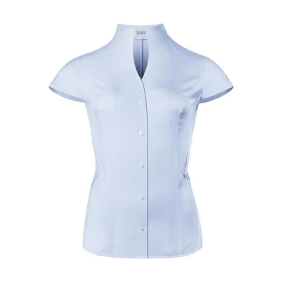 Abbildung von Vincenzo Boretti Hemdbluse, Damen, Größe: 42, Eisblau