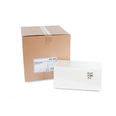 Abbildung von Funny Tafelserviette, 3 lagig, hochweiß 33 x cm 1/4 Falz, 6er Pack (6 250 Stück)