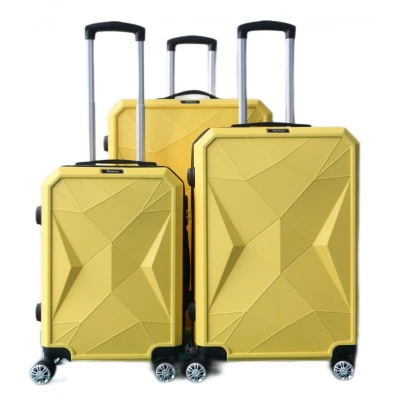Abbildung von Reisekoffer ABS 03 Koffer 3 teilig Hartschale Trolley Set Kofferset Handgepäck Gepäck Reisetasche