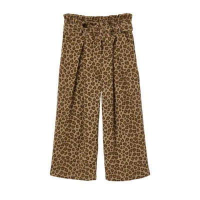 Abbildung von Vertbaudet 7/8 Stoffhose für Kinder, Größe: 92/98, Beige