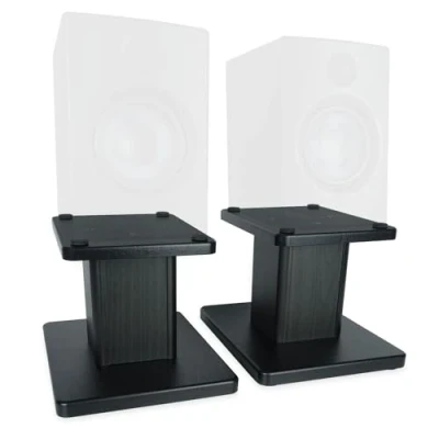 Abbildung von keepdrum SS041 Boxenständer Tisch Stative für Lautsprecher 1 Paar Lautsprecherständer, (bis 10,00 Zoll, Höhe 20cm, Paar)