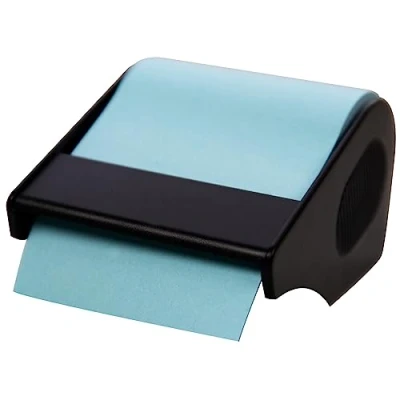 Abbildung von RNKVERLAG CT1833 Haftnotiz Rolle im Abroller, 60 mm x 10 m, nachfüllbar, pastellblau, 1 Stück