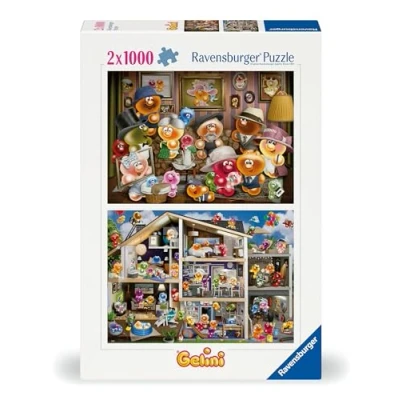 Abbildung von Ravensburger Puzzle 12000341 Lustige Gelinis 2X 1000 Teile für Erwachsene und Kinder ab 14 Jahren