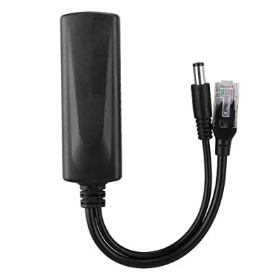 Abbildung von 48V 12V aktiver PoE Splitter Adapter, Steckverbinder Adapter Kabel Injektor AP Stromversorgung Isolierter Typ Mit DC Ausgang für IP Kamera CCTV Überwachung