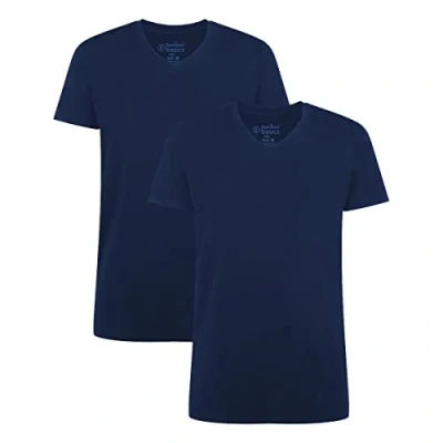 Abbildung von Bamboo Basics 2 PACK Tshirt basic, Herren, Größe: Large, Navy