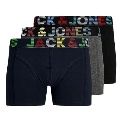 Abbildung von Jack &amp; Jones Trunk (3 St) mit Markenschriftzug am Bund