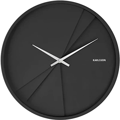 Abbildung von Karlsson Runde Uhr aus Holz, 30 cm