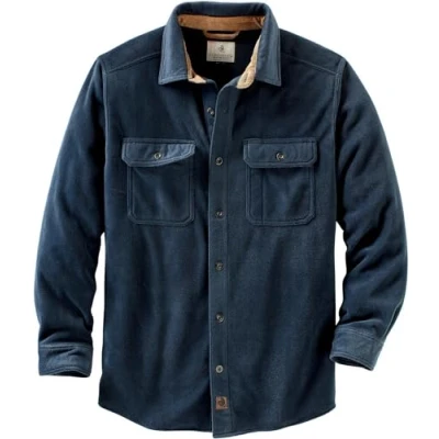 Abbildung von Legendary Whitetails Herren Navigator Fleece Button Up Shirt, rot, Large Hoch