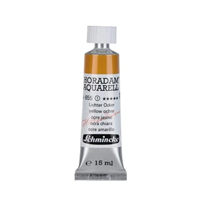 Abbildung von Schmincke HORADAM® AQUARELL feinste Künstler Aquarellfarben, Lichter Ocker 15 ml