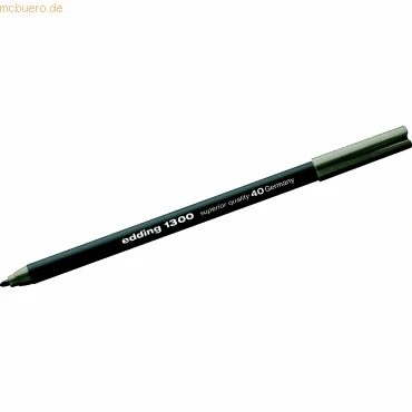 Abbildung von Edding 1300 Fasermaler medium BraunGrau
