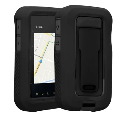 Abbildung von kwmobile Hülle kompatibel mit Garmin eTrex Solar Schutzhülle für GPS Handgerät in Schwarz