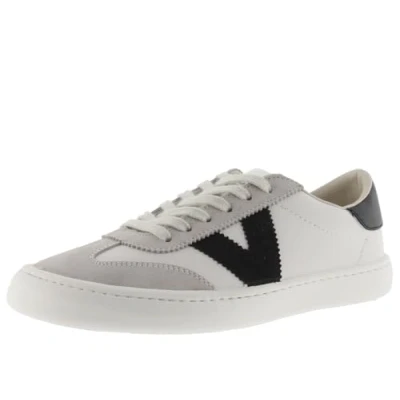 Abbildung von victoria Low Top Olmo Leder Effekt Barefoot &amp; Farbige Spaltleder Teile Im Kontrast 1186100 Negro 40