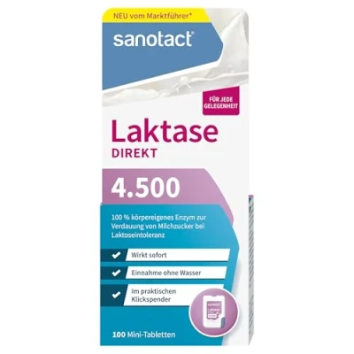 Abbildung von Sanotact Laktase 4.500 100 St