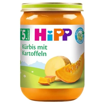 Abbildung von HiPP Kürbis mit Kartoffeln Bio, 6er Pack (6 x 190 g)