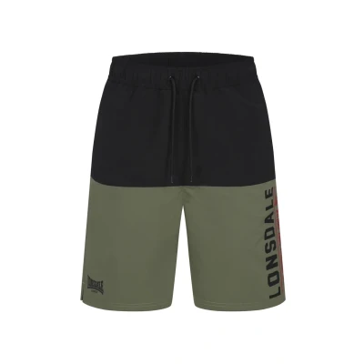 Abbildung von Lonsdale London HAYLING Männer Short Oliv/schwarz S 100% Polyester Basics, Casual Wear, Streetwear