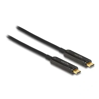 Abbildung von Delock Aktives Optisches USB C™ Video Kabel 4K 60 Hz 25 m