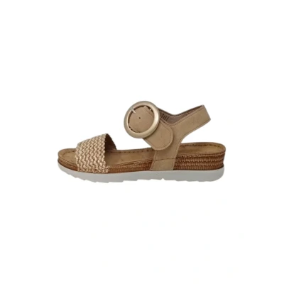 Abbildung von Marco Tozzi Plateausandalette, Damen, Größe: 41, Beige Schuhe