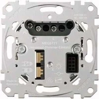 Abbildung von Schneider Electric Merten MEG5171 0000 Universal Dimmer Unterputz Dimmschalter für dimmbare LED Lampen, Glühlampen 7 210 W, Phasenanschnitt oder Phasenabschnitt, Made in Germany, Silber