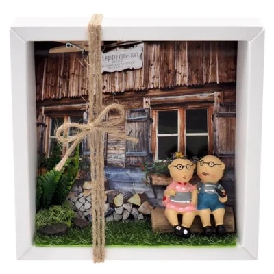 Abbildung von ZauberDeko Geldgeschenk Verpackung Oma Opa Reise Urlaub Hütte Gutschein Großeltern