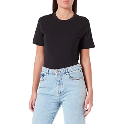 Abbildung von Seidensticker Damen Women Pullover, Tshirt, Tops, Polos Bluse, Schwarz, M EU