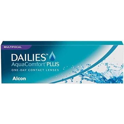Abbildung von Dailies AquaComfort Plus Multifocal Tageslinsen weich 30 Stück BC 8.7 mm DIA 14.0 ADD MED +01.25 Dioptrien