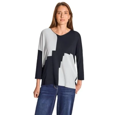 Abbildung von Cecil Oversize Strickpullover, Damen, Größe: XL, Blau