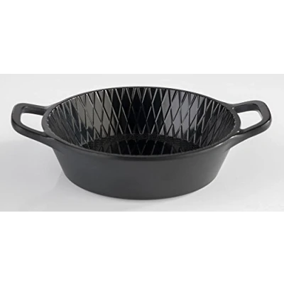 Abbildung von APS 84778 MINI Melamin Schale mit Griffen, Ø 8, 5 x 2, cm, 0, 07 ltr, Schwarz